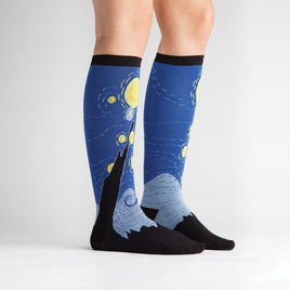 Sock it to Me Starry Night Knee High Socks