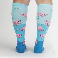 Sock it to Me Dancing Axolotl Knee High Socks