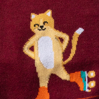 Sock it to Me "Roller Cats" Knee High Socks