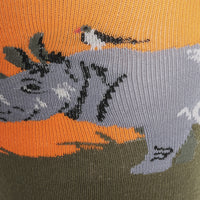 Sock it to Me Rhino-Corn Knee High Socks