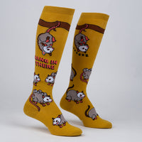 Sock it to Me "Awesome Opossum" Knee High Socks