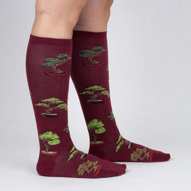 Sock it to Me "Good Things Come in Trees" Knee High Socks