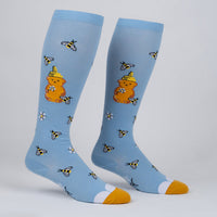 Sock it to Me "Honey, Bee Yourself" Knee High Socks