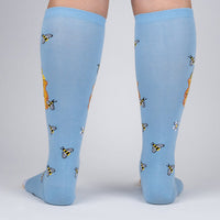 Sock it to Me "Honey, Bee Yourself" Knee High Socks