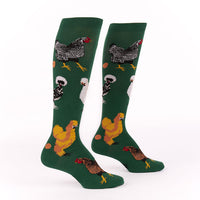 Sock it to Me "Are You Chicken Me Out?" Knee High Socks