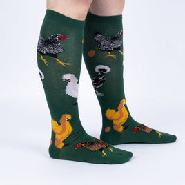 Sock it to Me "Are You Chicken Me Out?" Knee High Socks