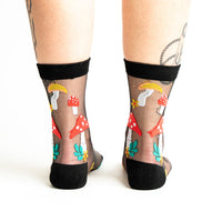 Sock it to Me "Made of Magic" Sheer Crew Socks