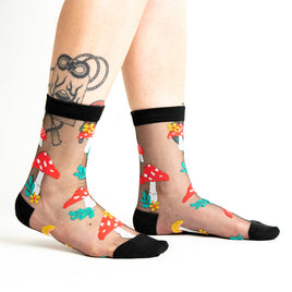 Sock it to Me "Made of Magic" Sheer Crew Socks