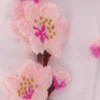 Sock it to Me "Cherry Blossoms" Sheer Crew Socks