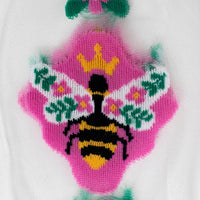 Sock it to Me "Beehive Yourself" Sheer Crew Socks