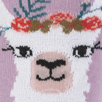 Sock it to Me Llama Queen Junior Knee High Socks