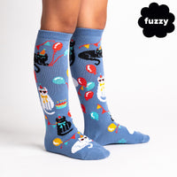 Sock it to Me "A Purr-fect Day" Junior Knee High Socks