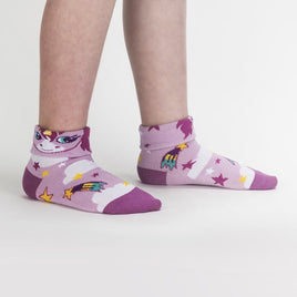 Sock it to Me 99% Unicorn Junior Turn Cuff Crew Socks