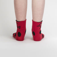 Sock it to Me "Love Bug" Junior Turn Cuff Crew Socks