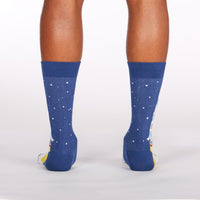 Sock it to Me "3,2,1, Lift Off" Mens Crew Socks