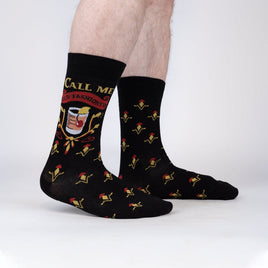 Sock it to Me "Call Me Old Fashioned" Mens Crew Socks