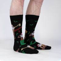 Sock it to Me "Sleighin' It" Mens Crew Socks