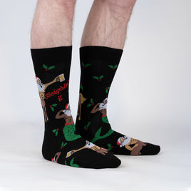 Sock it to Me "Sleighin' It" Mens Crew Socks