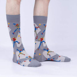 Sock it to Me "Sock Climbing" Mens Crew Socks