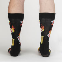 Sock it to Me Extra Hot Mens Crew Socks