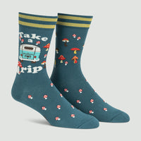 Sock it to Me Take A Trip Mens Crew Socks