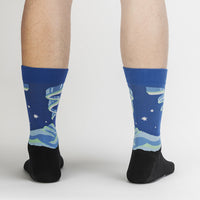 Sock it to Me Northern Lights Mens Crew Socks