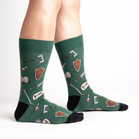 Sock it to Me "Adventure at Your Feet!" Mens Crew Socks