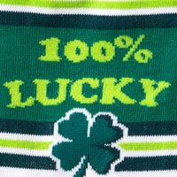 Sock it to Me "100% Lucky" Mens Crew Socks