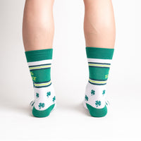 Sock it to Me "100% Lucky" Mens Crew Socks