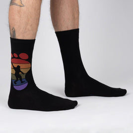 Sock it to Me "Squatch and Learn" Mens Crew Socks