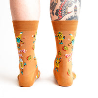 Sock it to Me "Don't Worry, Be Hoppy" Mens Crew Socks