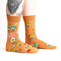 Sock it to Me "Don't Worry, Be Hoppy" Mens Crew Socks