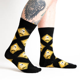 Sock it to Me "Pirate Crossing" Mens Crew Socks