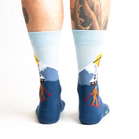 Sock it to Me "Hit The Slopes" Mens Crew Socks