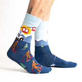 Sock it to Me "Hit The Slopes" Mens Crew Socks