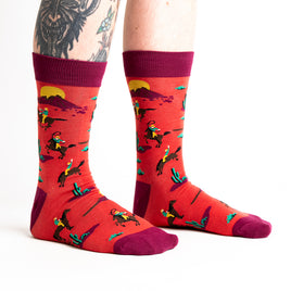 Sock it to Me "Jolly Rancher" Mens Crew Socks