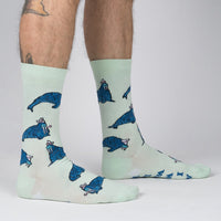 Sock it to Me "And I Will Walrus Love You" Mens Crew Socks