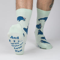 Sock it to Me "And I Will Walrus Love You" Mens Crew Socks