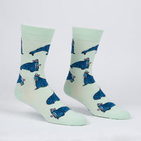 Sock it to Me "And I Will Walrus Love You" Mens Crew Socks