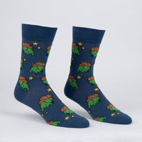Sock it to Me "Yee Frog!" Mens Crew Socks