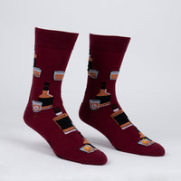 Sock it to Me "Whiskey Business" Mens Crew Socks