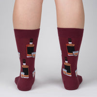 Sock it to Me "Whiskey Business" Mens Crew Socks