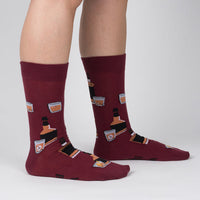 Sock it to Me "Whiskey Business" Mens Crew Socks