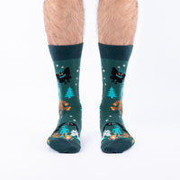 Sock it to Me "Cryptid Society" Mens Crew Socks