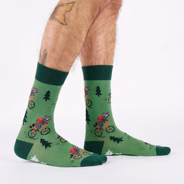 Sock it to Me "Live Fast, Eat Trash" Mens Crew Socks