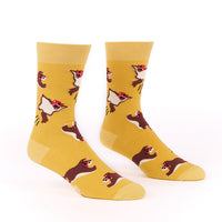 Sock it to Me "Flying Squirrels" Mens Crew Socks