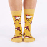 Sock it to Me "Flying Squirrels" Mens Crew Socks