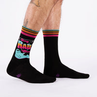 Sock it to Me "Stay Rad, Man" Mens Crew Socks