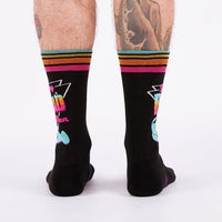 Sock it to Me "Stay Rad, Man" Mens Crew Socks
