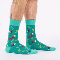 Sock it to Me "I'm Fly Fishing" Mens Crew Socks